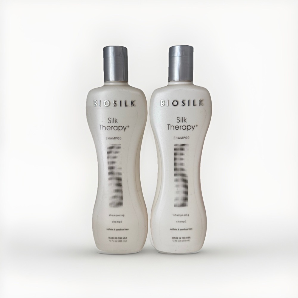 Biosilk Hair Care - Silk Therapy‎ - Shampoo - 12 oz / 355 ml Lot Of 2